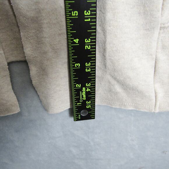 Pact Cardigan Womens Medium Large Beige Open Front Organic Cotton Pockets - Picture 6 of 10